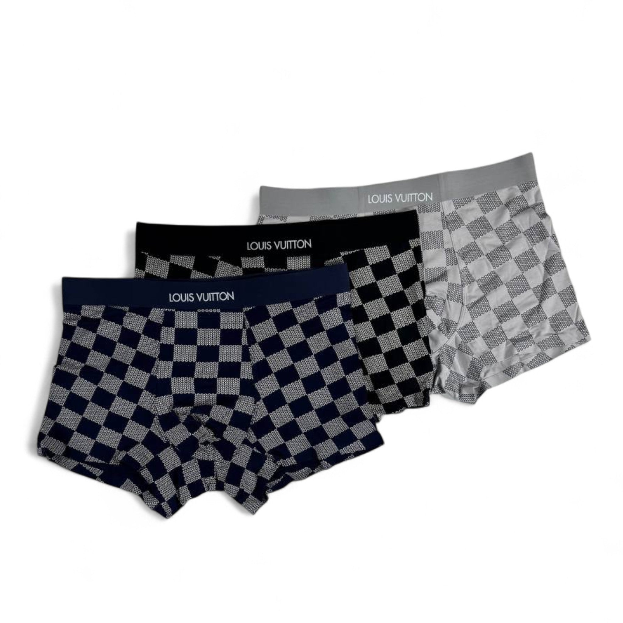 Louis Vuitton Damier Check Boxer Briefs (3-Pack) 🖤 | Luxury Designer Men’s Underwea