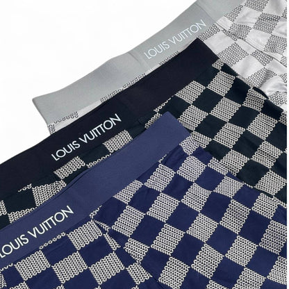 Louis Vuitton Damier Check Boxer Briefs (3-Pack) 🖤 | Luxury Designer Men’s Underwea