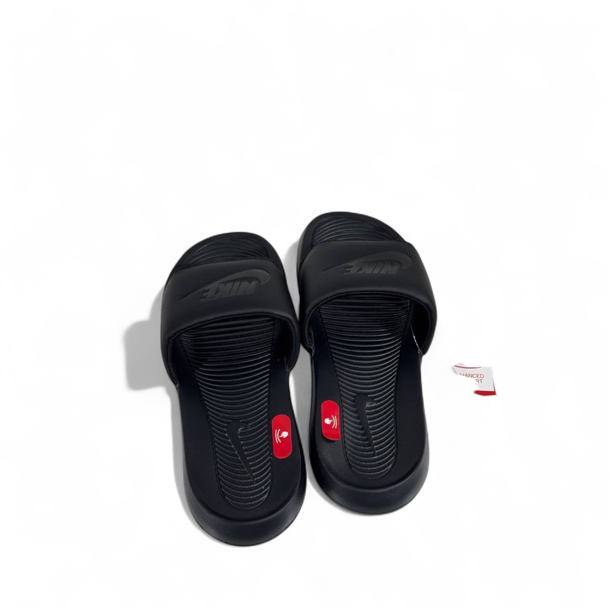 🖤 Nike Tech Triple Black Stealth Slides | Minimalist Comfort & Bold Style