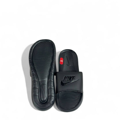 🖤 Nike Tech Triple Black Stealth Slides | Minimalist Comfort & Bold Style