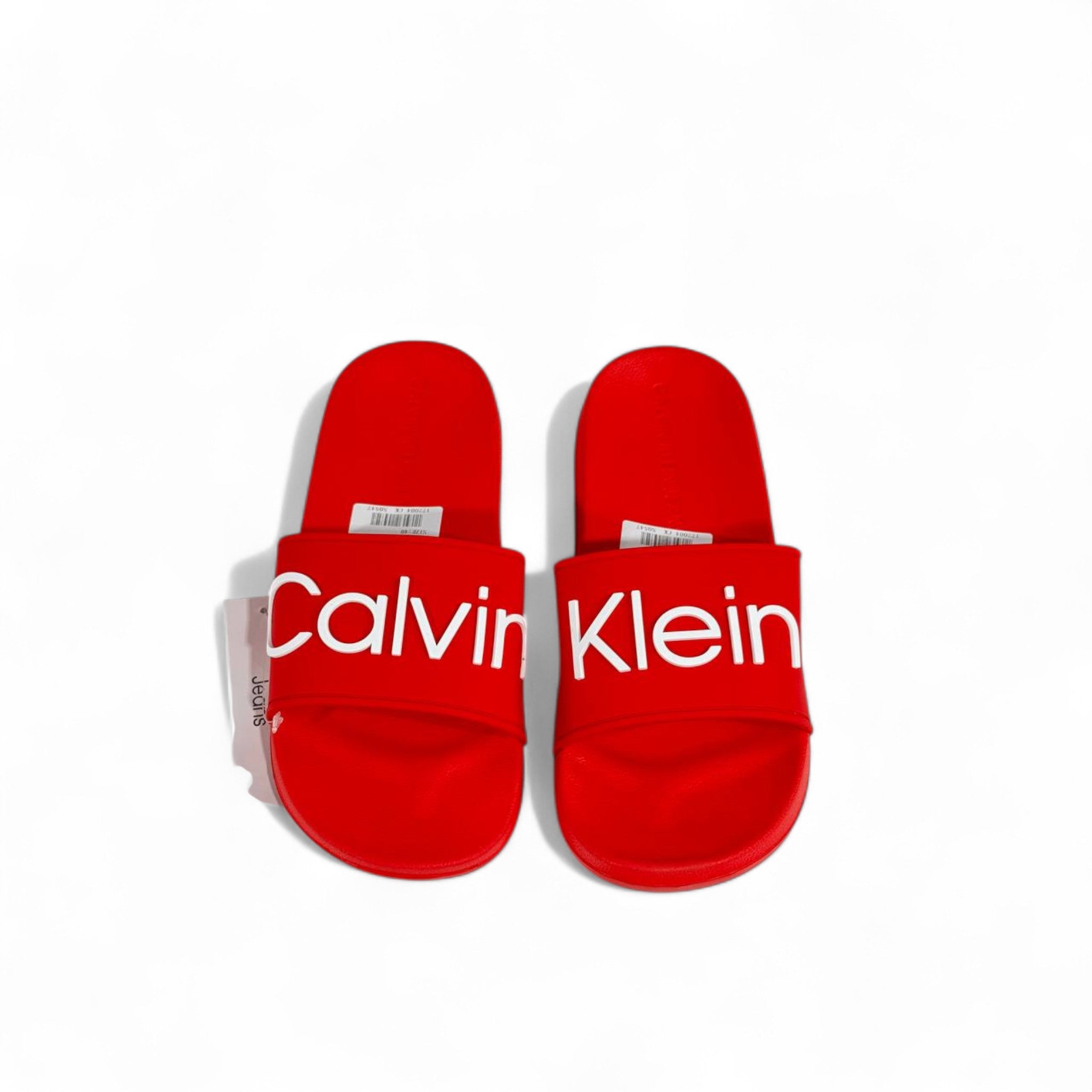 ❤️ Calvin Klein Red Slides | Bold Comfort & Modern Street Style