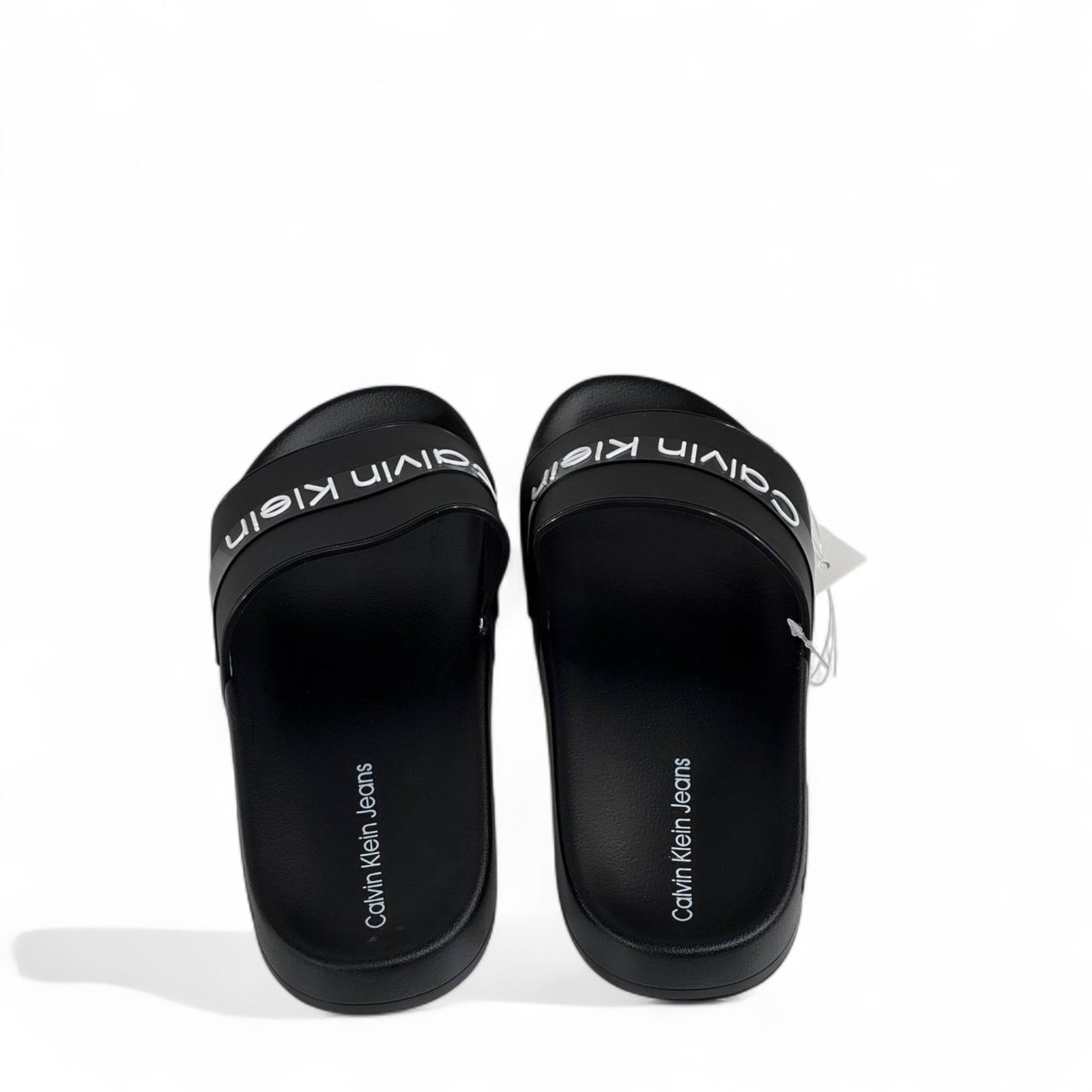 🖤 Calvin Klein Jeans Black Slides | Sleek Comfort & Iconic Style