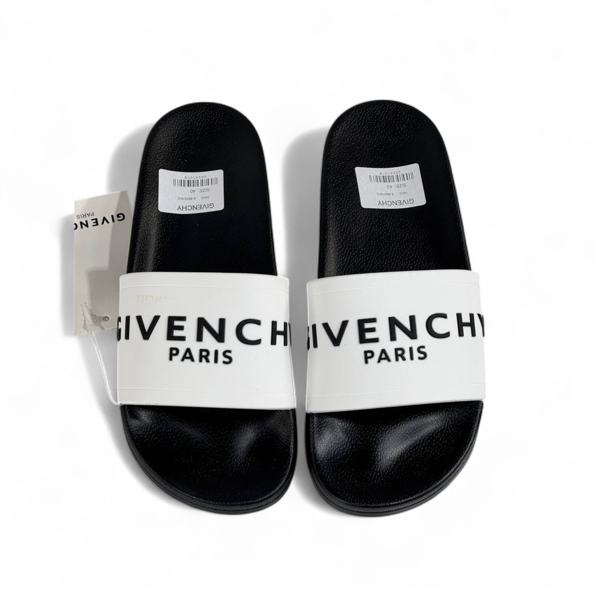 🤍🖤 Givenchy Paris Black & White Slides | Luxury Comfort & Iconic Style