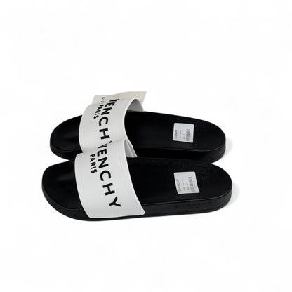 🤍🖤 Givenchy Paris Black & White Slides | Luxury Comfort & Iconic Style