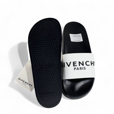 Givenchy Paris Black & White Slides – Luxury Comfort & Iconic Style