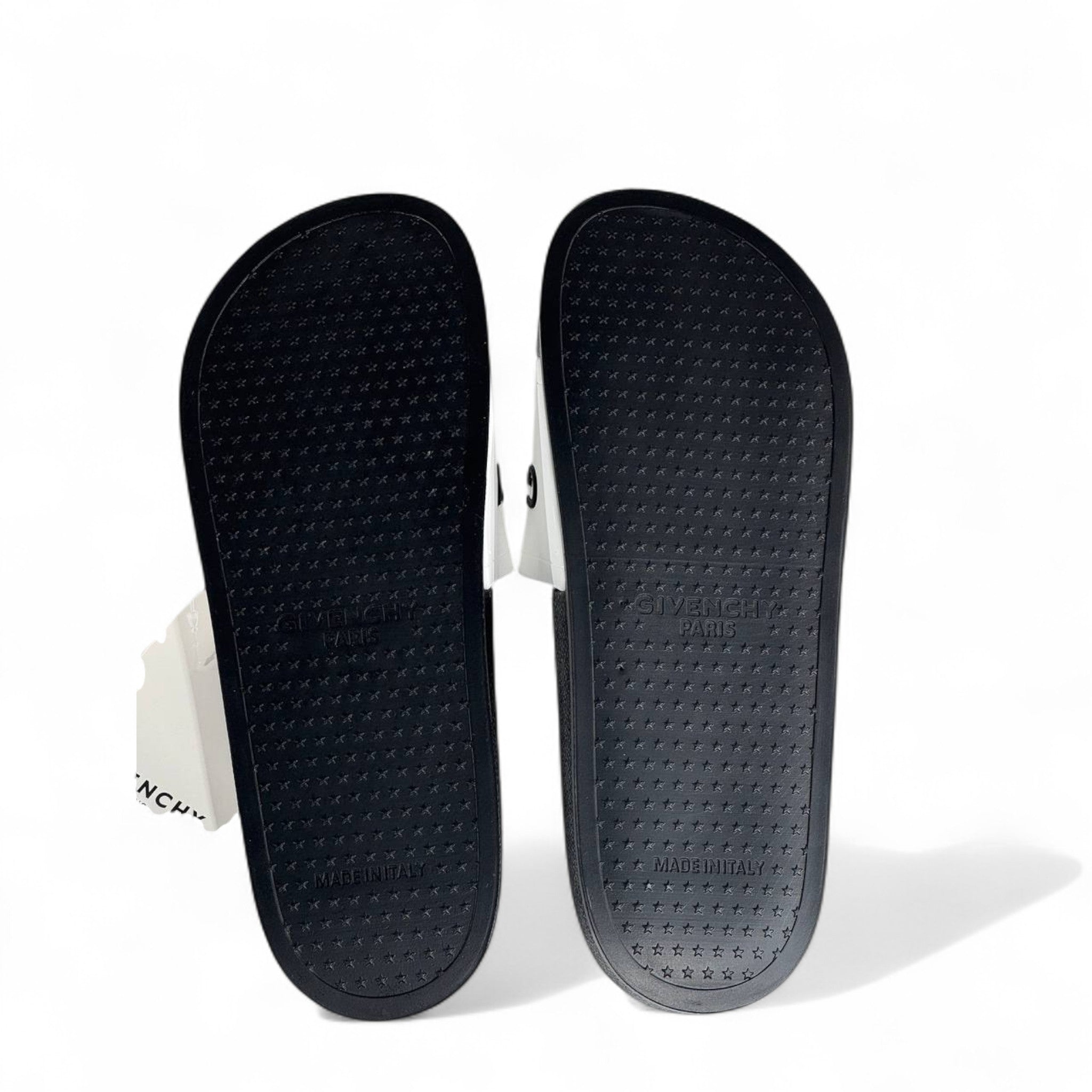 🤍🖤 Givenchy Paris Black & White Slides | Luxury Comfort & Iconic Style
