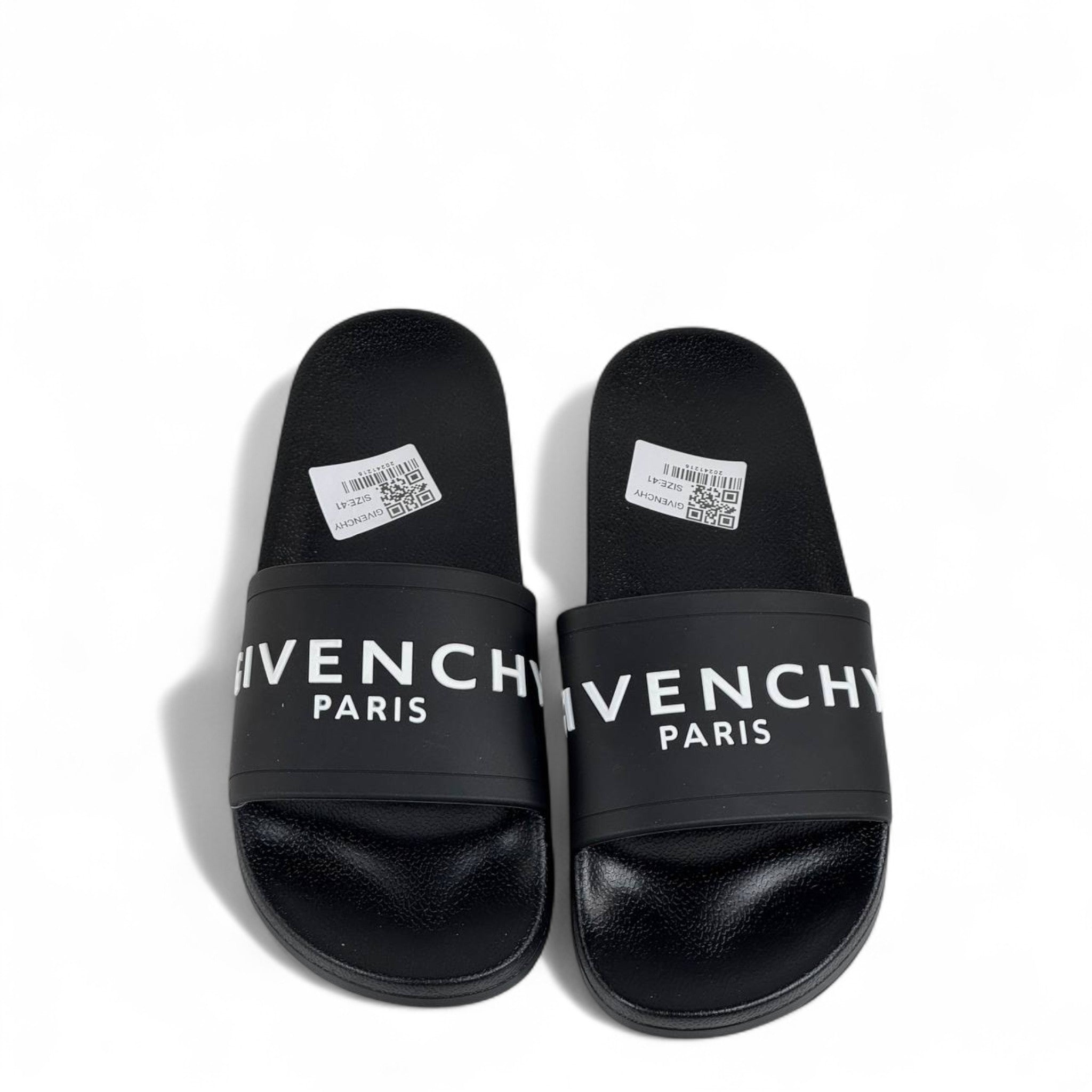 🖤 Givenchy Paris Black Slides | Luxury Minimalist Footwear