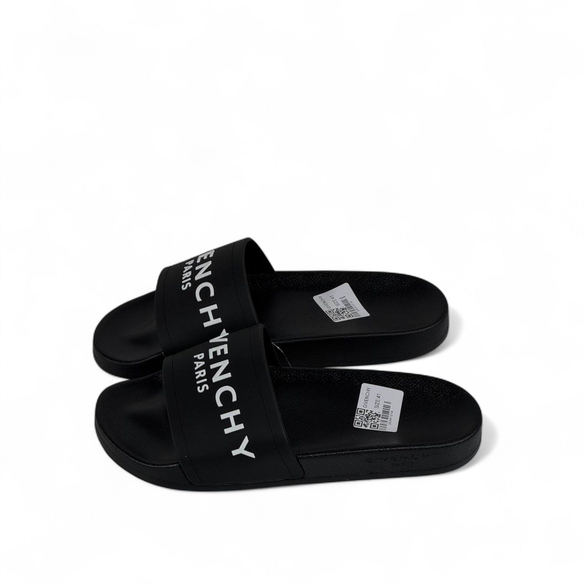 🖤 Givenchy Paris Black Slides | Luxury Minimalist Footwear