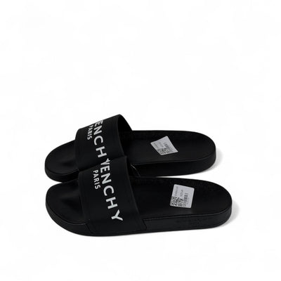 🖤 Givenchy Paris Black Slides | Luxury Minimalist Footwear
