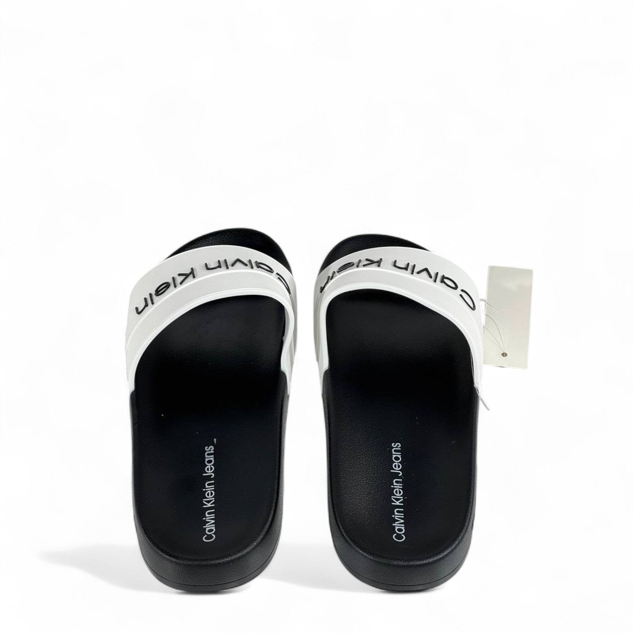 🤍 Calvin Klein White Slides | Minimalist Everyday Luxury