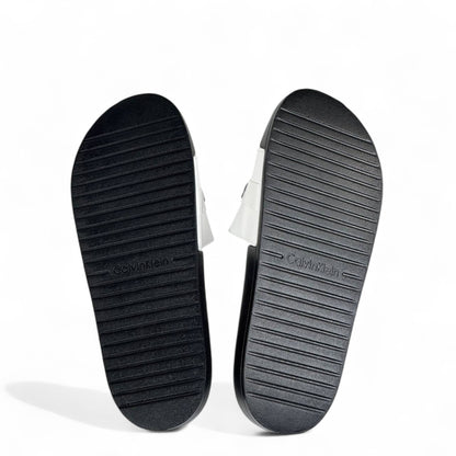 🤍 Calvin Klein White Slides | Minimalist Everyday Luxury