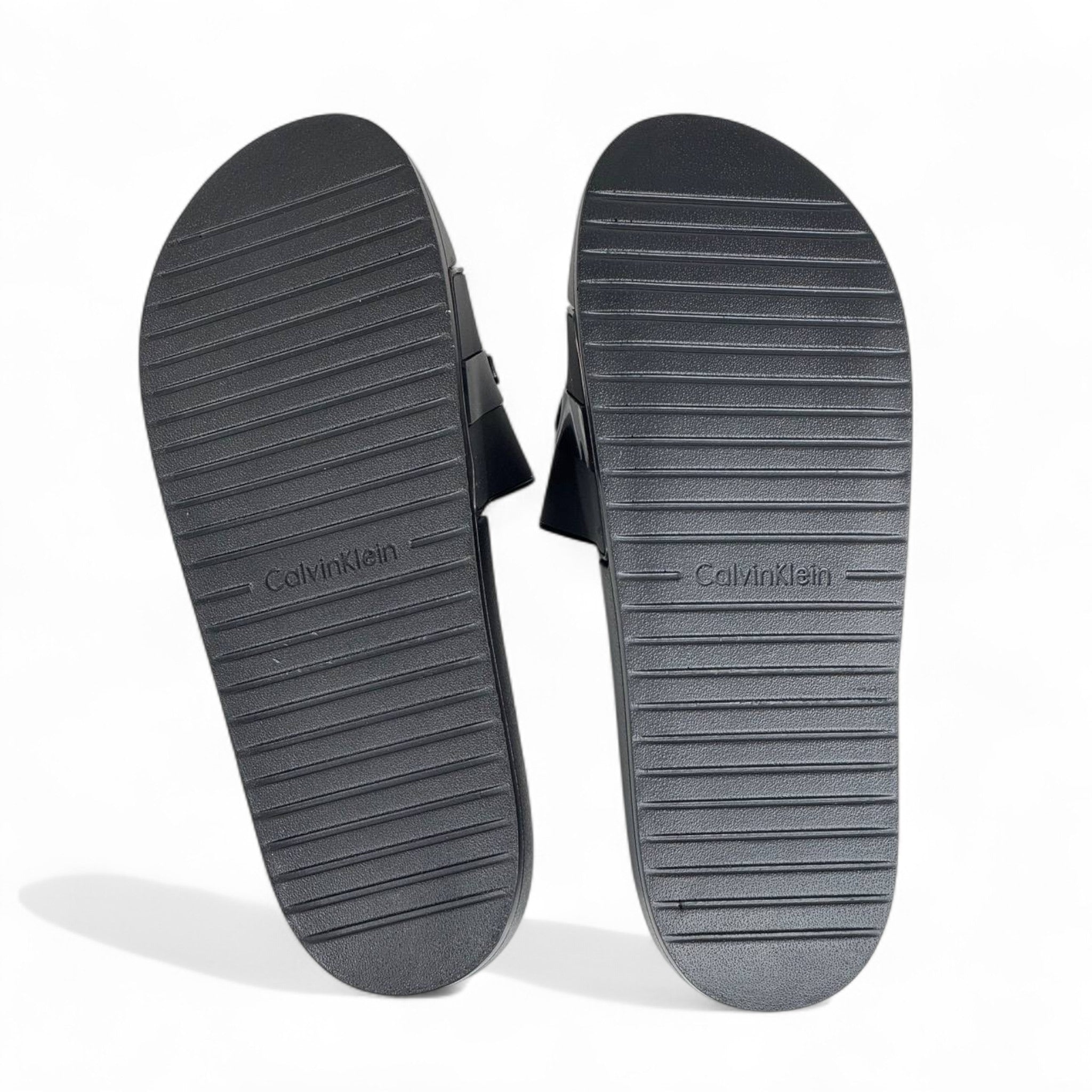 🖤 Calvin Klein Triple Black Slides | Sleek All-Black Luxury