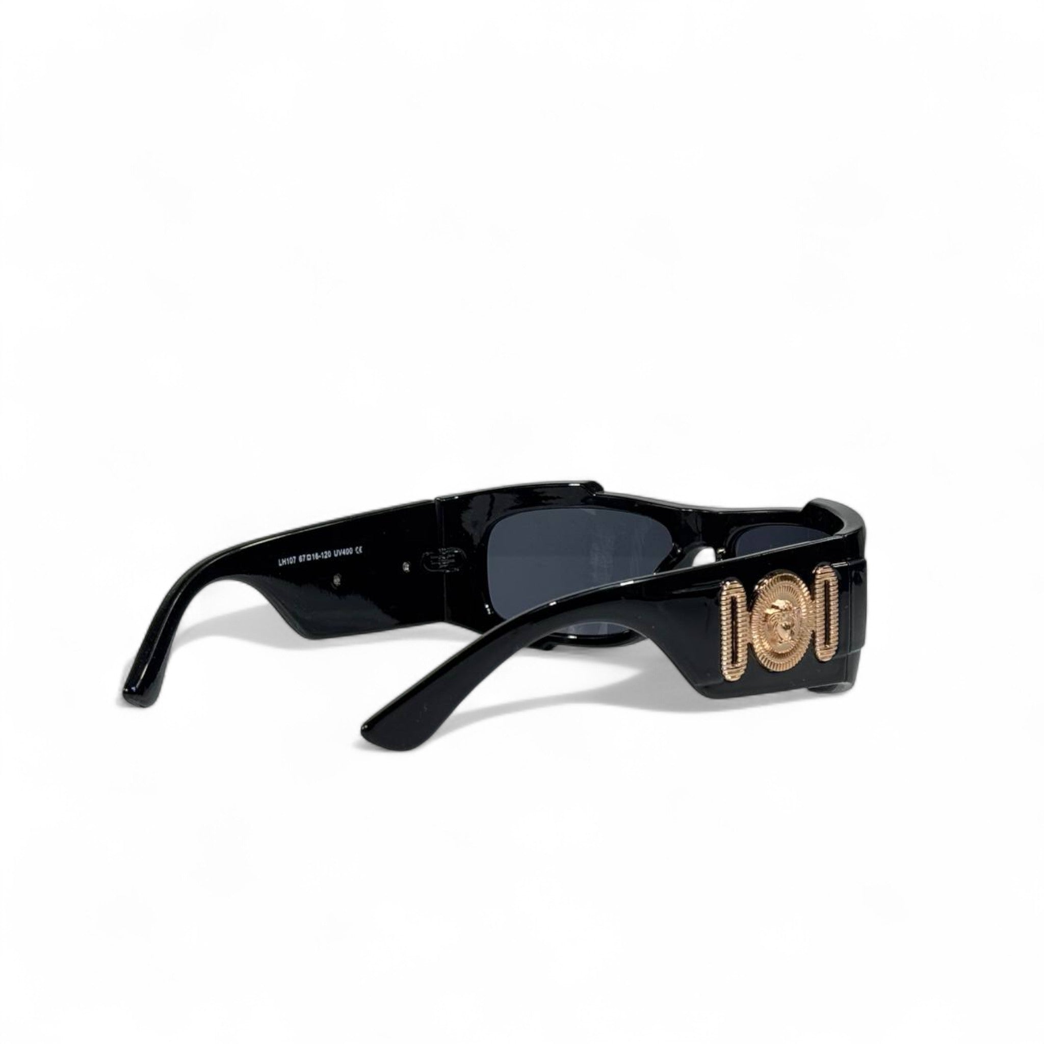 🕶️ Versace Medusa Black Sunglasses – Bold Luxury Designer Eyewear 👑✨