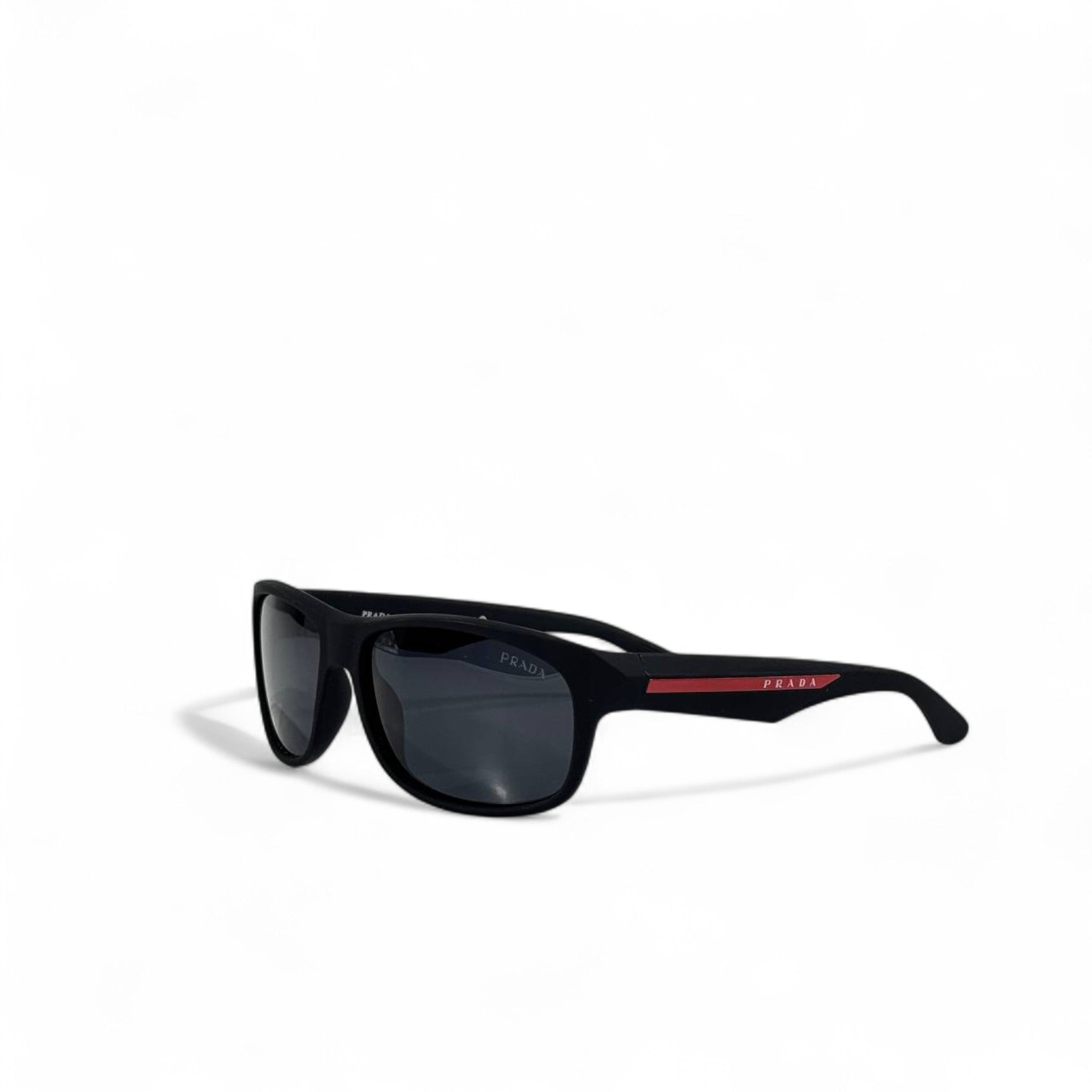 🕶️ Prada Linea Rossa Sunglasses – Black & Red Sporty Luxury Shades 🔴⚫ | Designer Eyewear