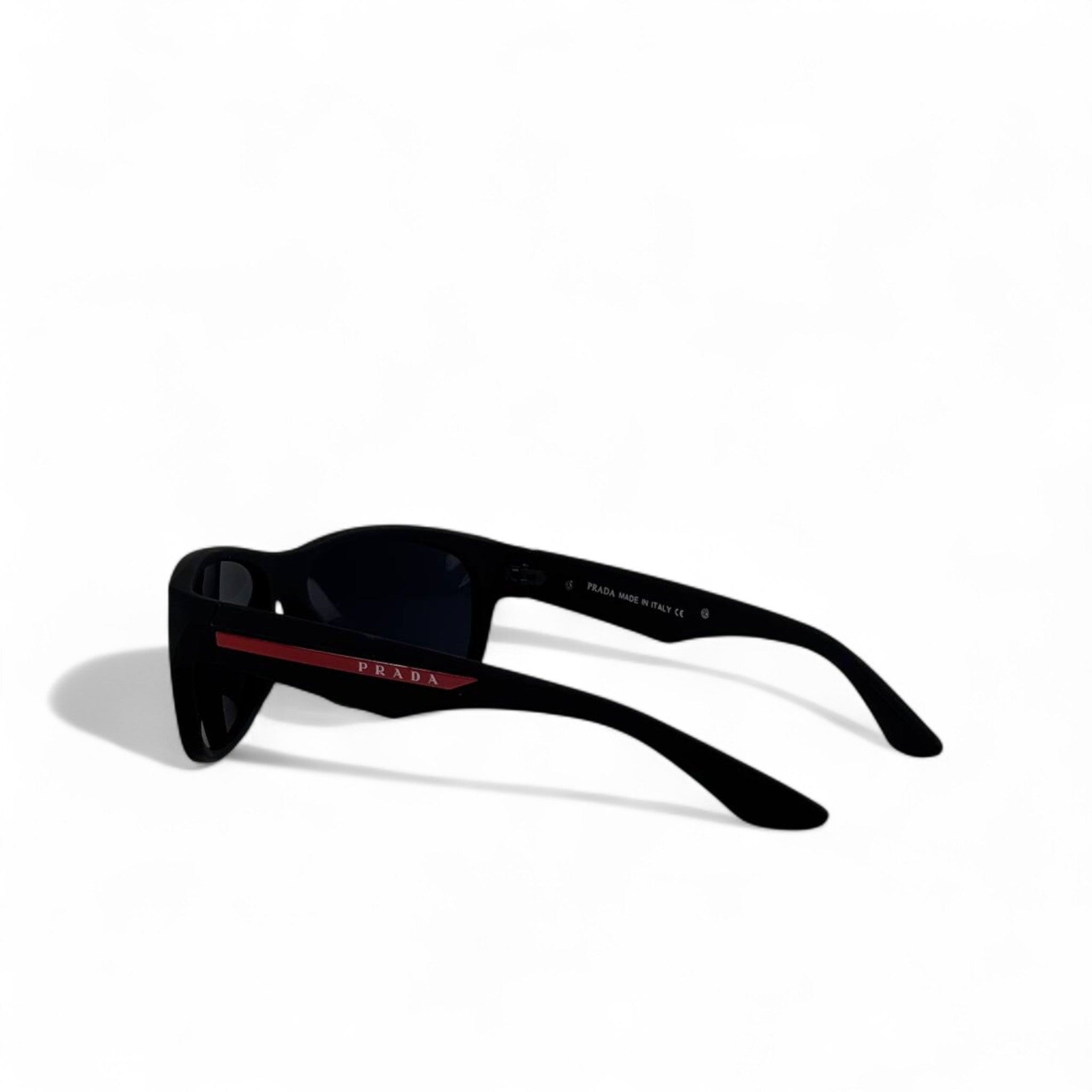 🕶️ Prada Linea Rossa Sunglasses – Black & Red Sporty Luxury Shades 🔴⚫ | Designer Eyewear