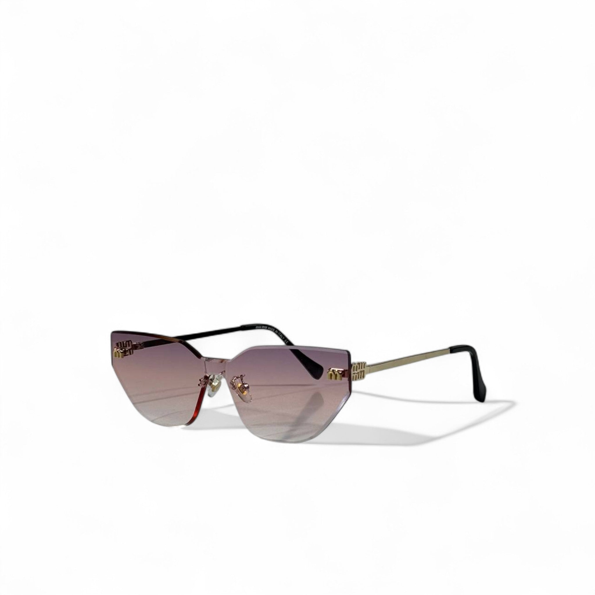 😎 Miu Miu Cat-Eye Sunglasses – Gradient Luxury Eyewear 💜✨ | Women’s Designer Shades