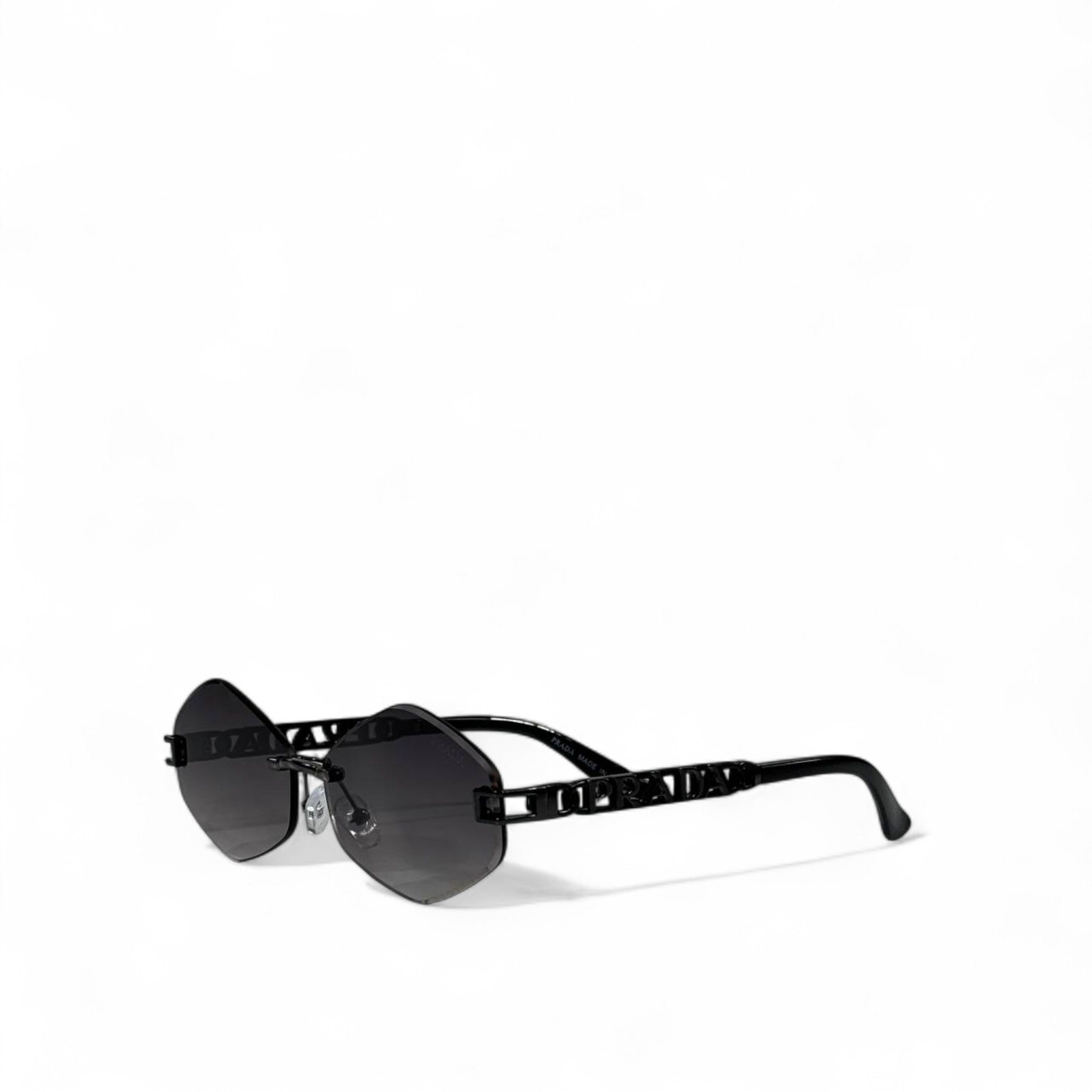 🕶️ Prada Black Geometric Sunglasses – Bold Luxury Eyewear ⚫✨ | Unisex Designer Shades