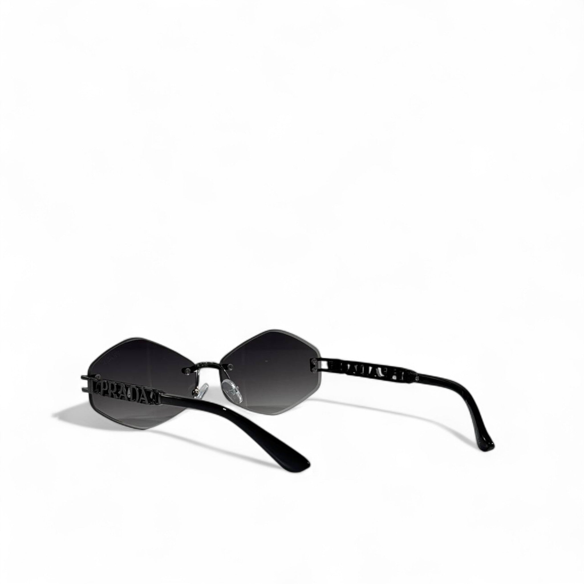 🕶️ Prada Black Geometric Sunglasses – Bold Luxury Eyewear ⚫✨ | Unisex Designer Shades