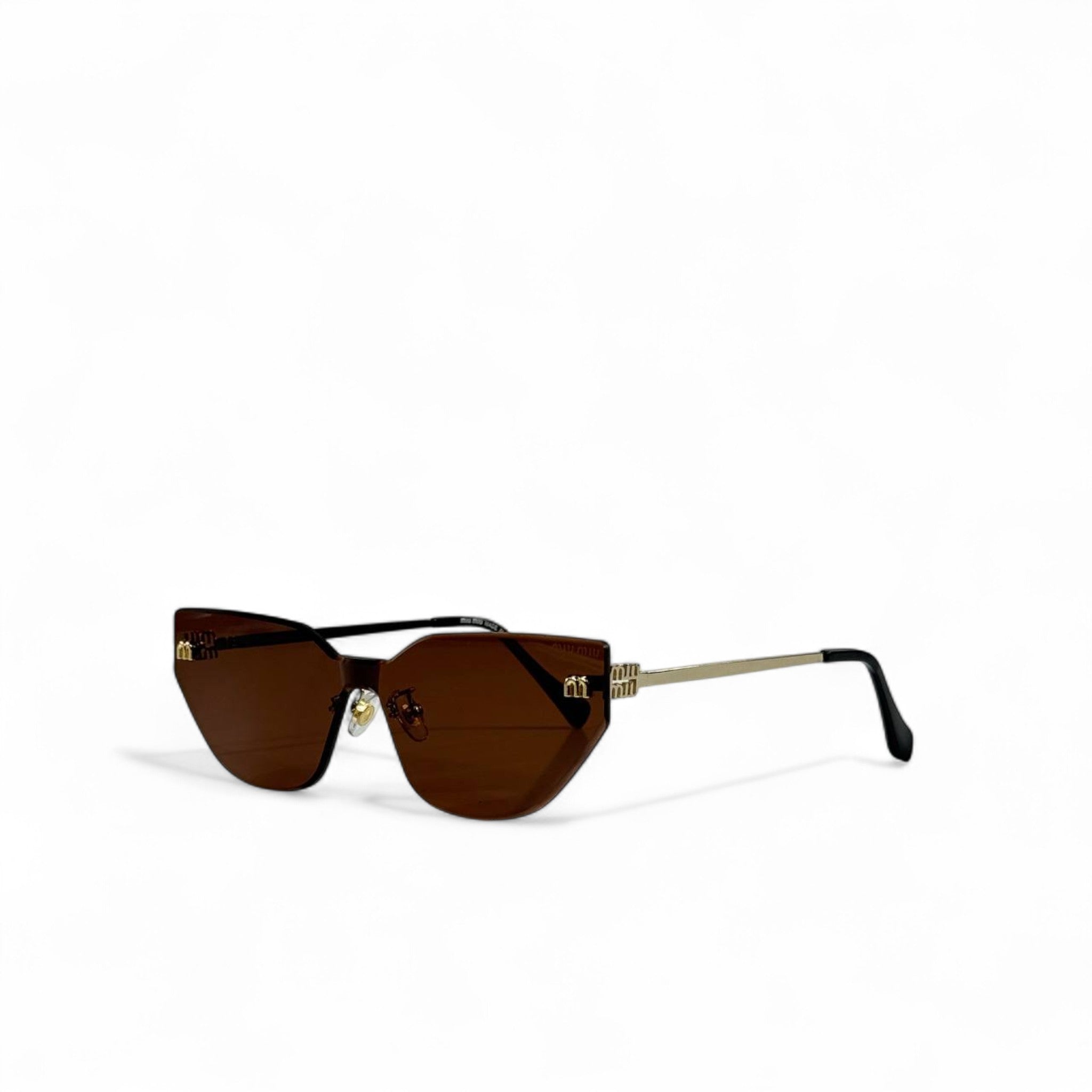 😎 Miu Miu Brown Cat-Eye Sunglasses – Bold Luxury Eyewear 🤎✨ | Women’s Designer Shades