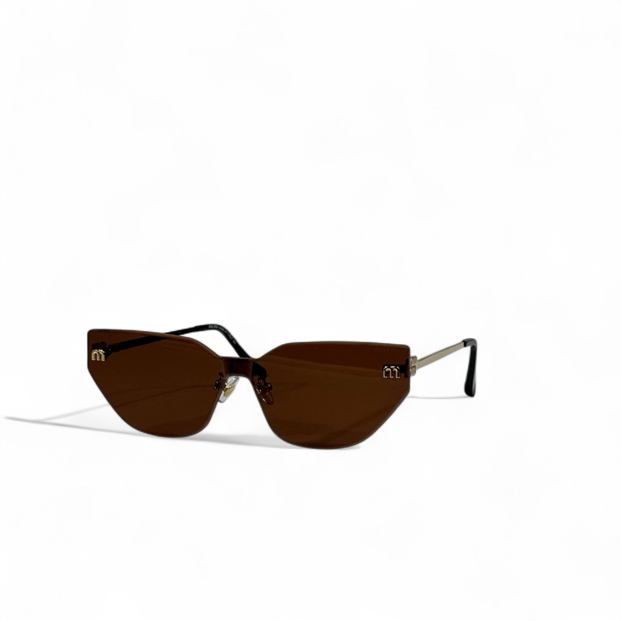 😎 Miu Miu Brown Cat-Eye Sunglasses – Bold Luxury Eyewear 🤎✨ | Women’s Designer Shades