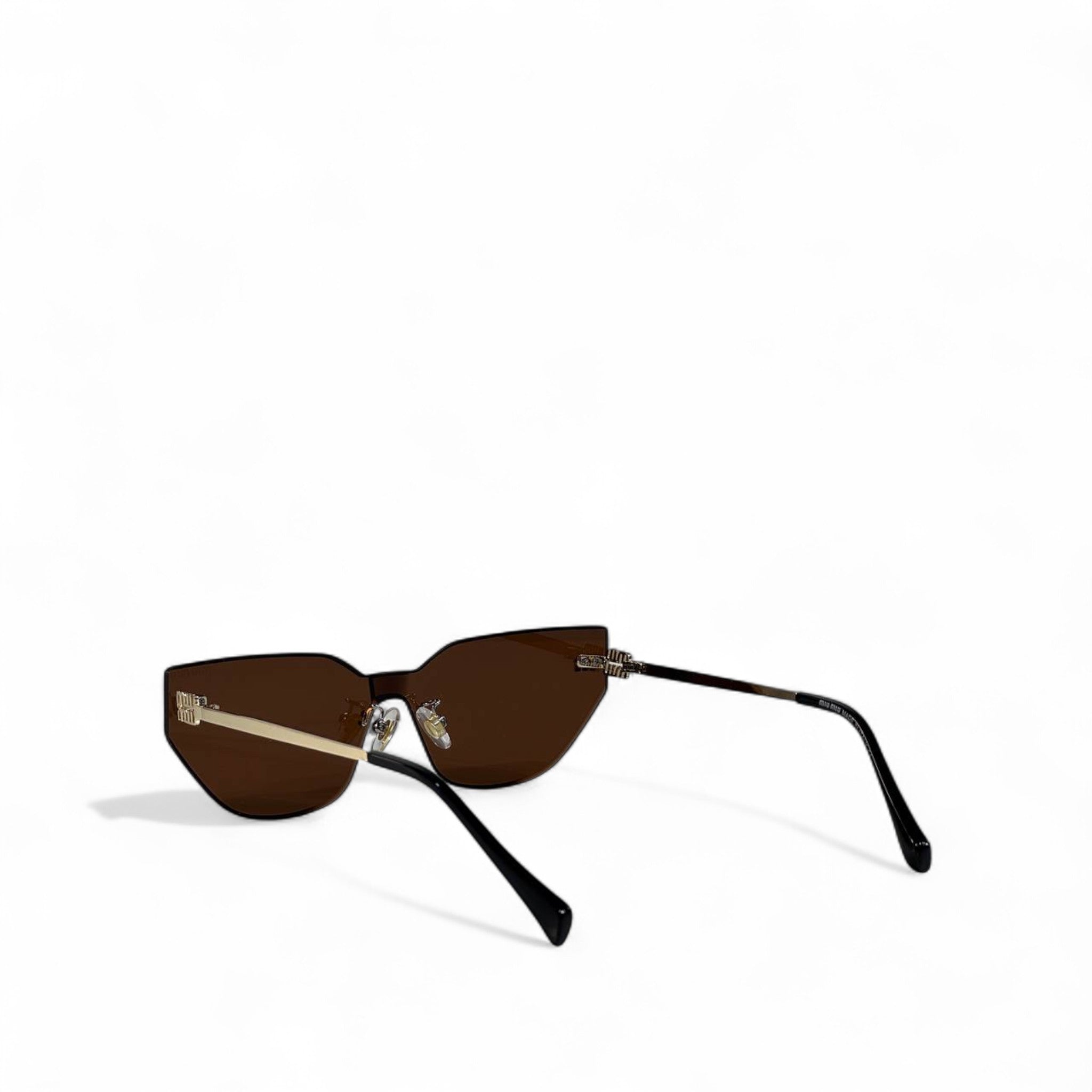 😎 Miu Miu Brown Cat-Eye Sunglasses – Bold Luxury Eyewear 🤎✨ | Women’s Designer Shades