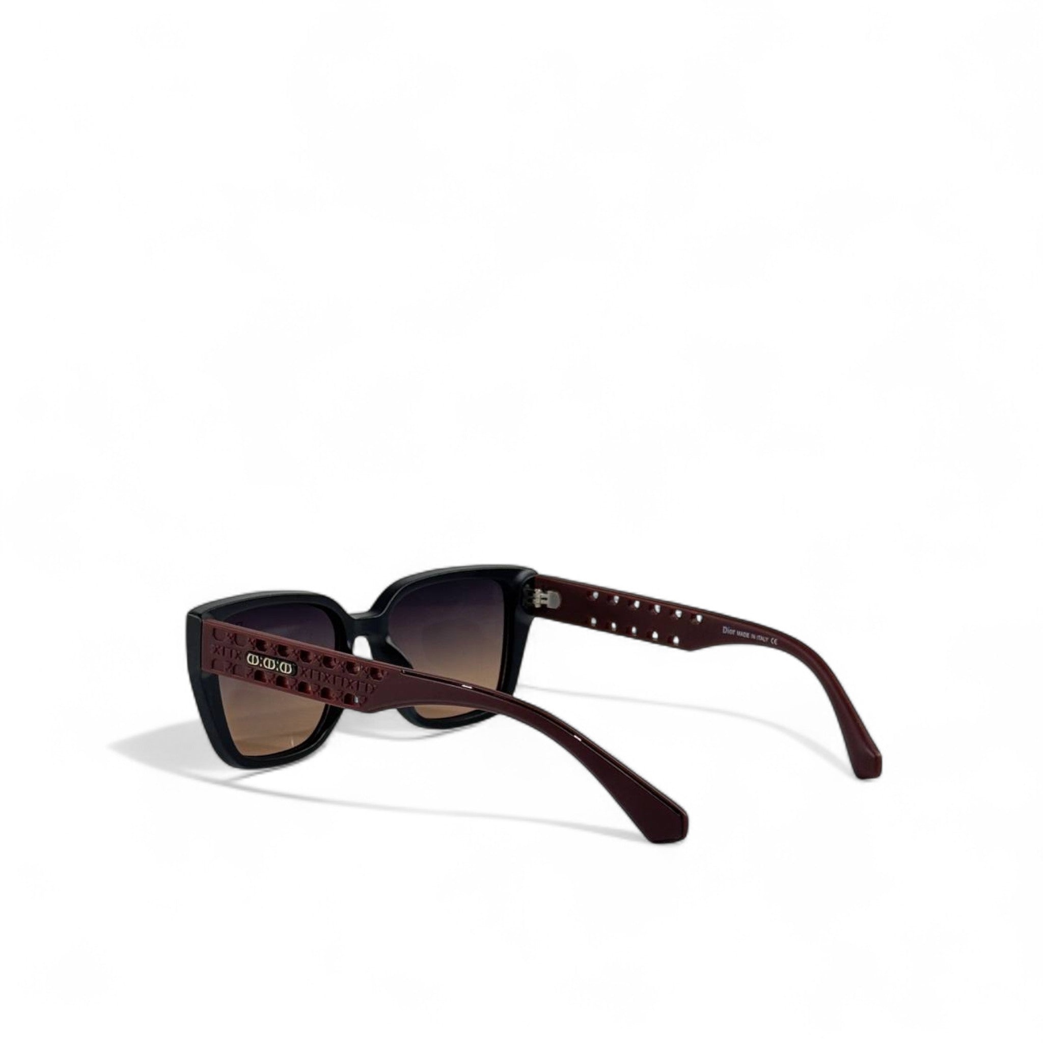 ✨ Dior Black & Burgundy Sunglasses – Iconic Luxury Eyewear 🕶️🍷 | Unisex Designer Shades