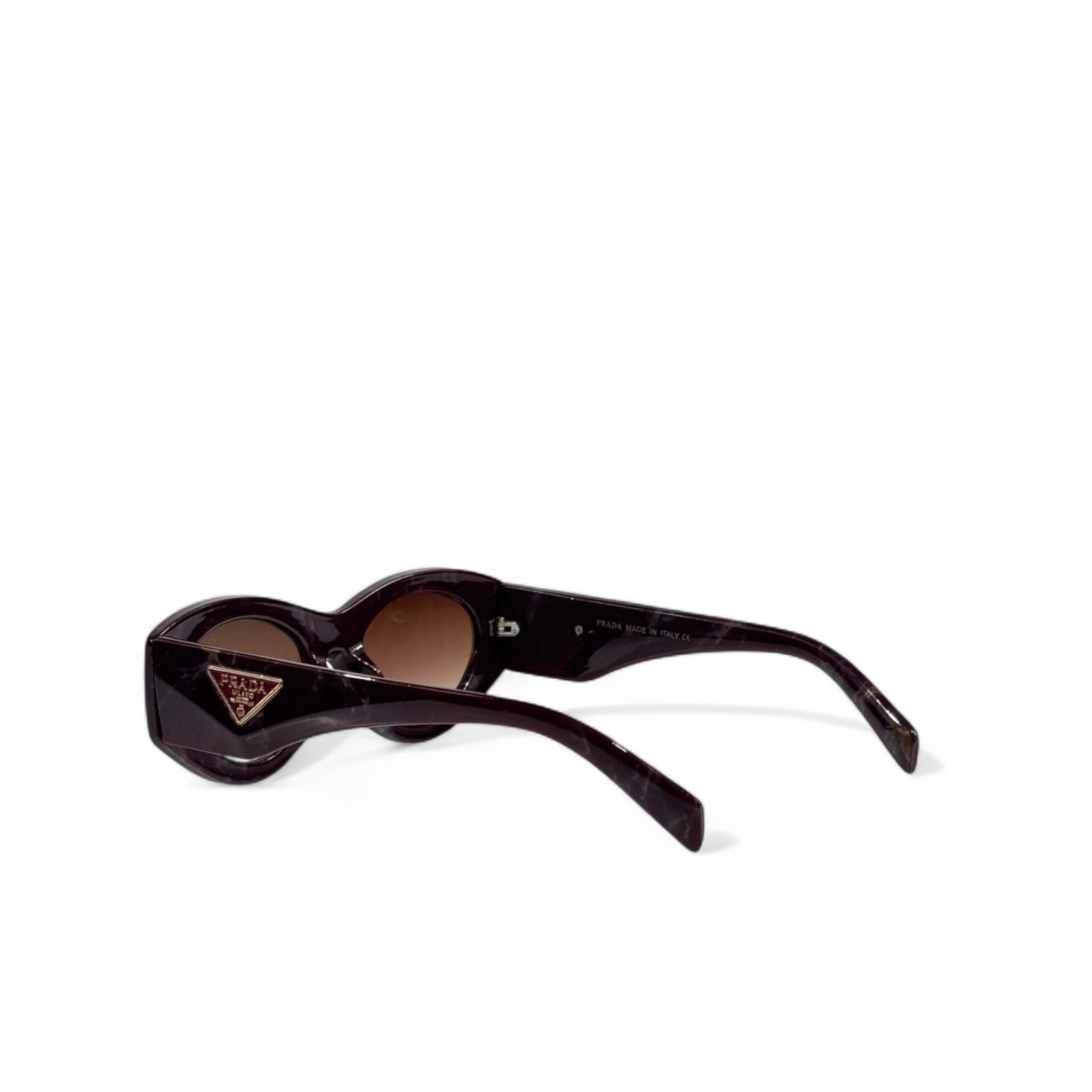 🕶️ Prada Oval Retro Sunglasses – Bold Italian Luxury Eyewear 🤎✨ | Women’s Designer Shades