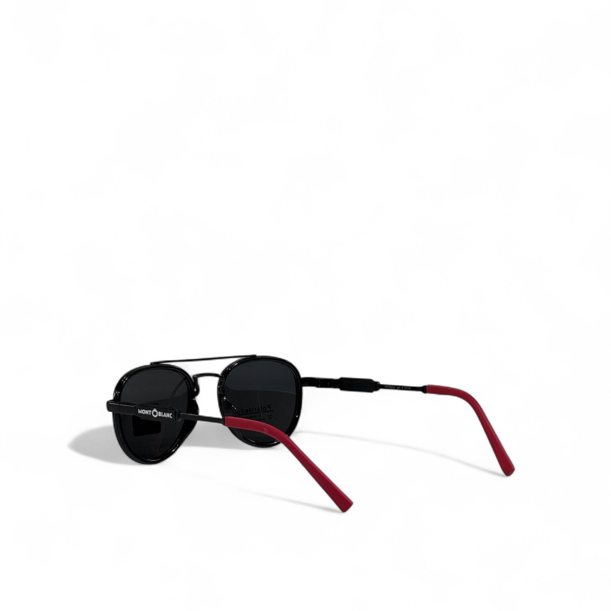 🕶 Montblanc Round Polarized Sunglasses – Double Bridge Design
