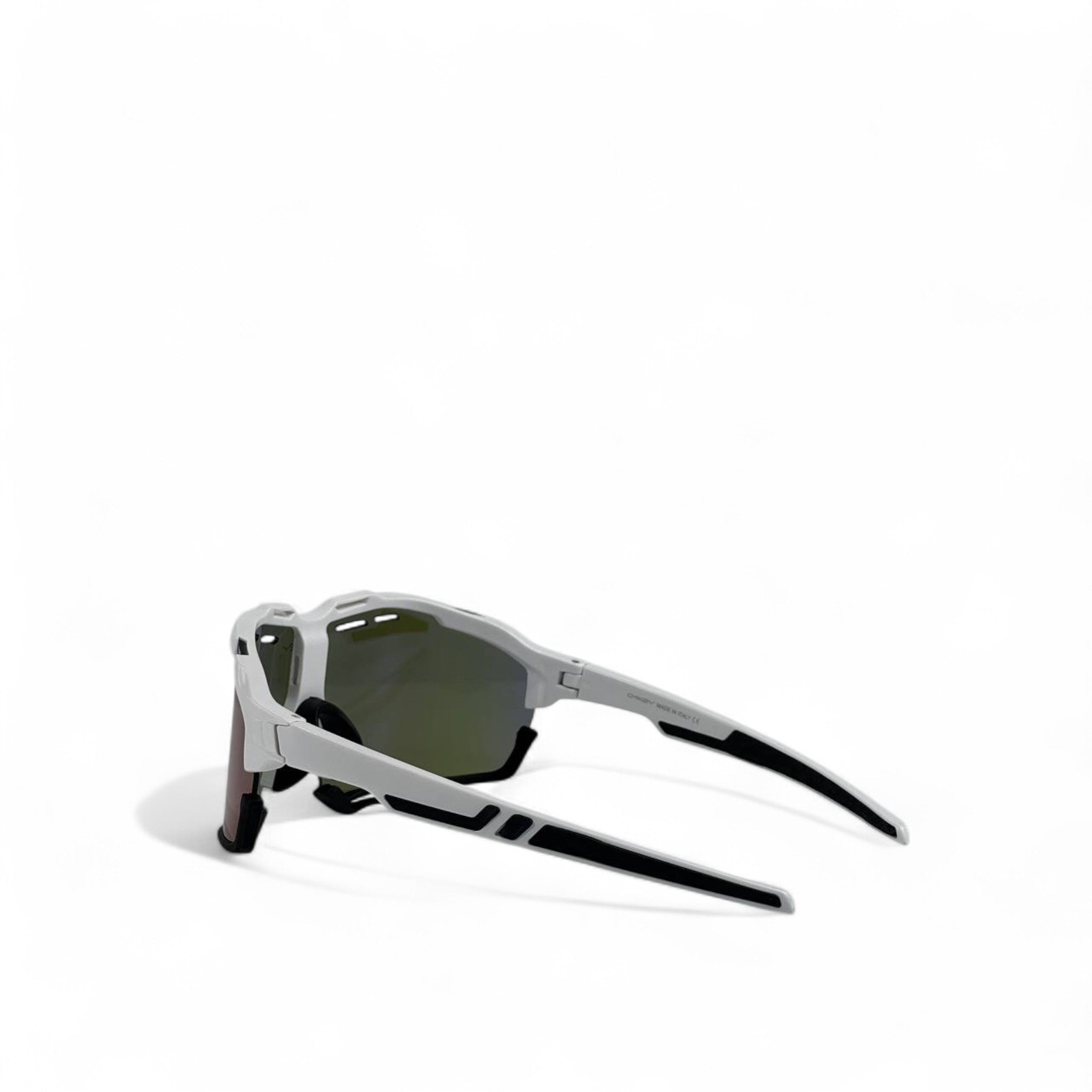 🏁 Oakley Jawbreaker Shield Sunglasses – White Frame / Prizm Iridium Lens