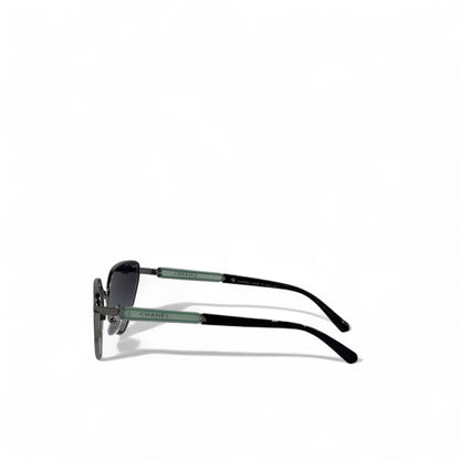 ✨ Chanel Cat-Eye Gradient Sunglasses – Black & Green