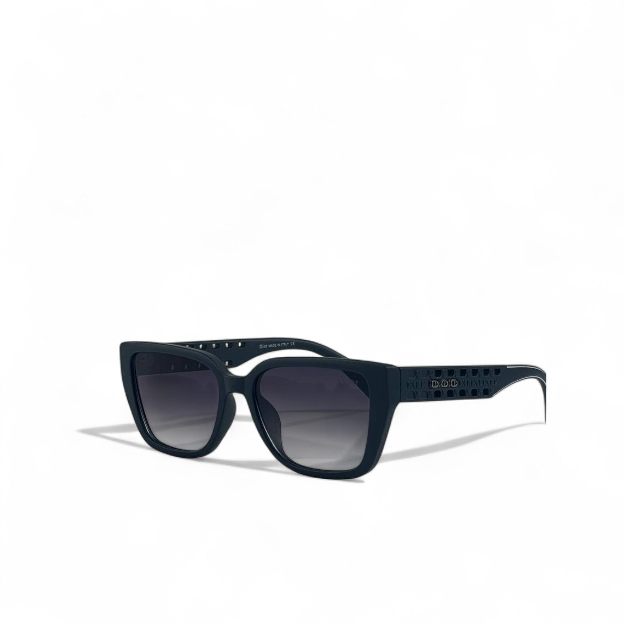 ✨ Dior Black Cut-Out Sunglasses – Oversized Statement