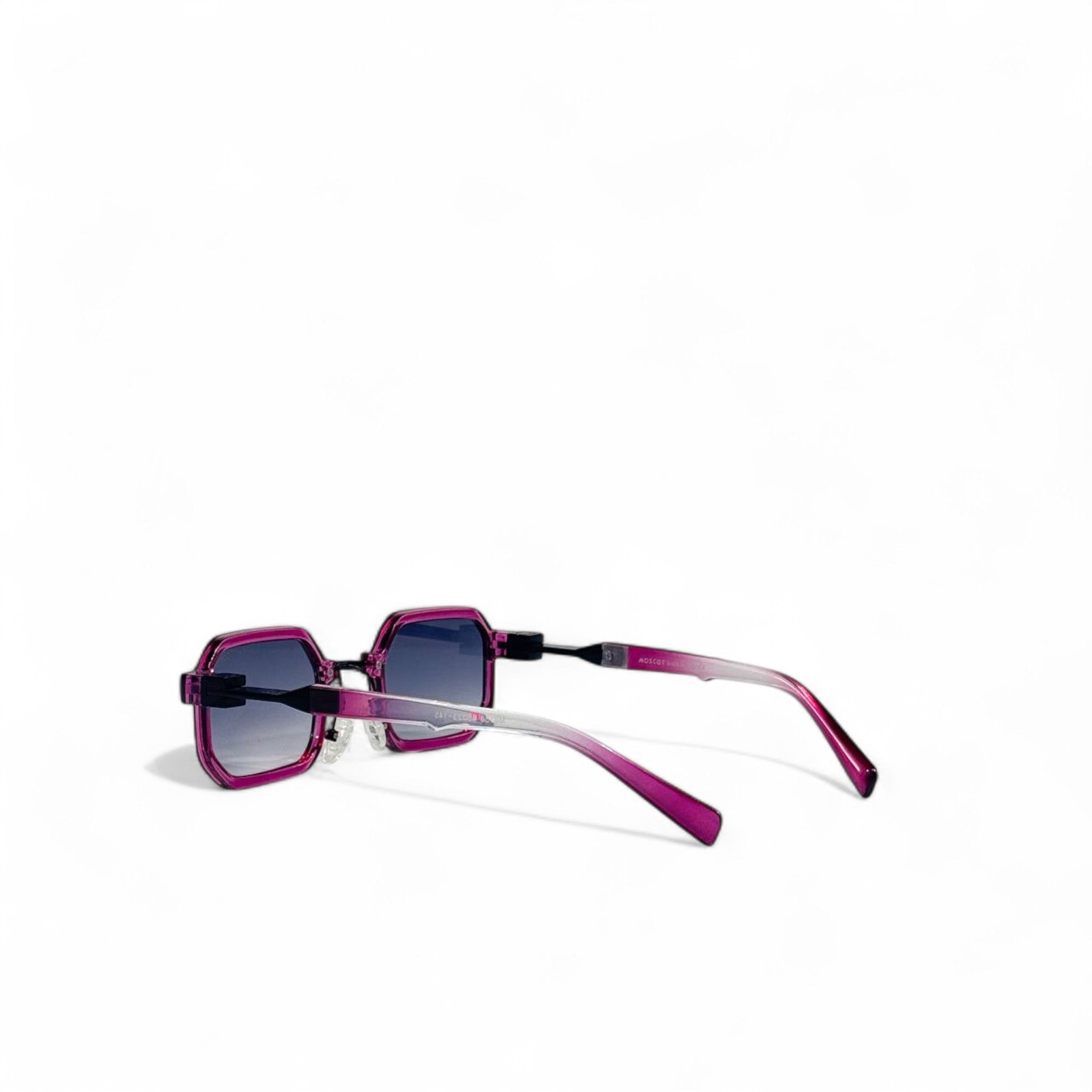 👇  🟣 Moscot Geometric Purple Sunglasses – Artistic NYC Style