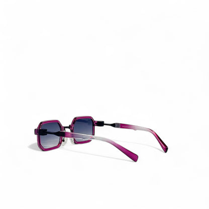 👇  🟣 Moscot Geometric Purple Sunglasses – Artistic NYC Style