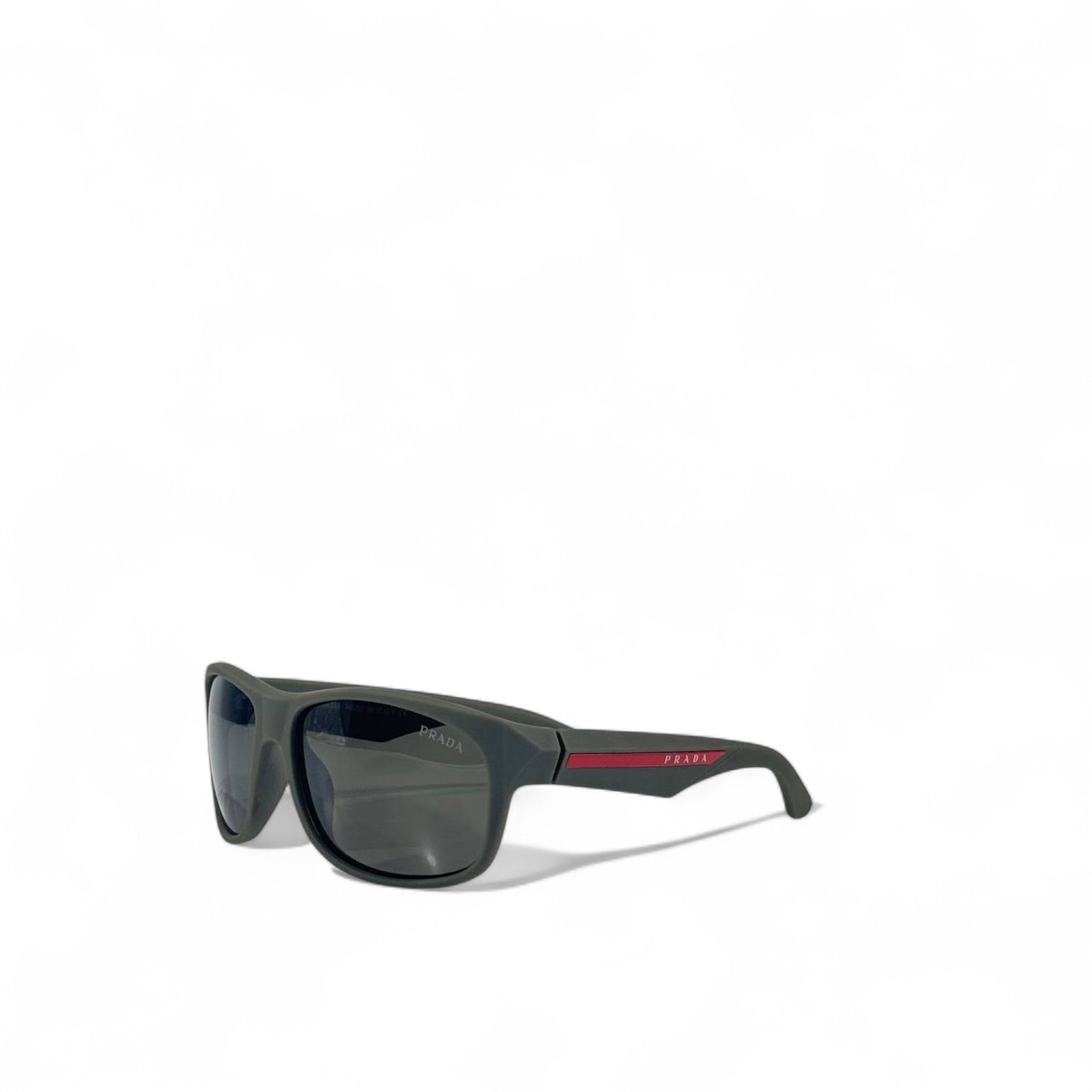 🕶 Prada Linea Rossa Sport Sunglasses – Black & Red Stripe Edition