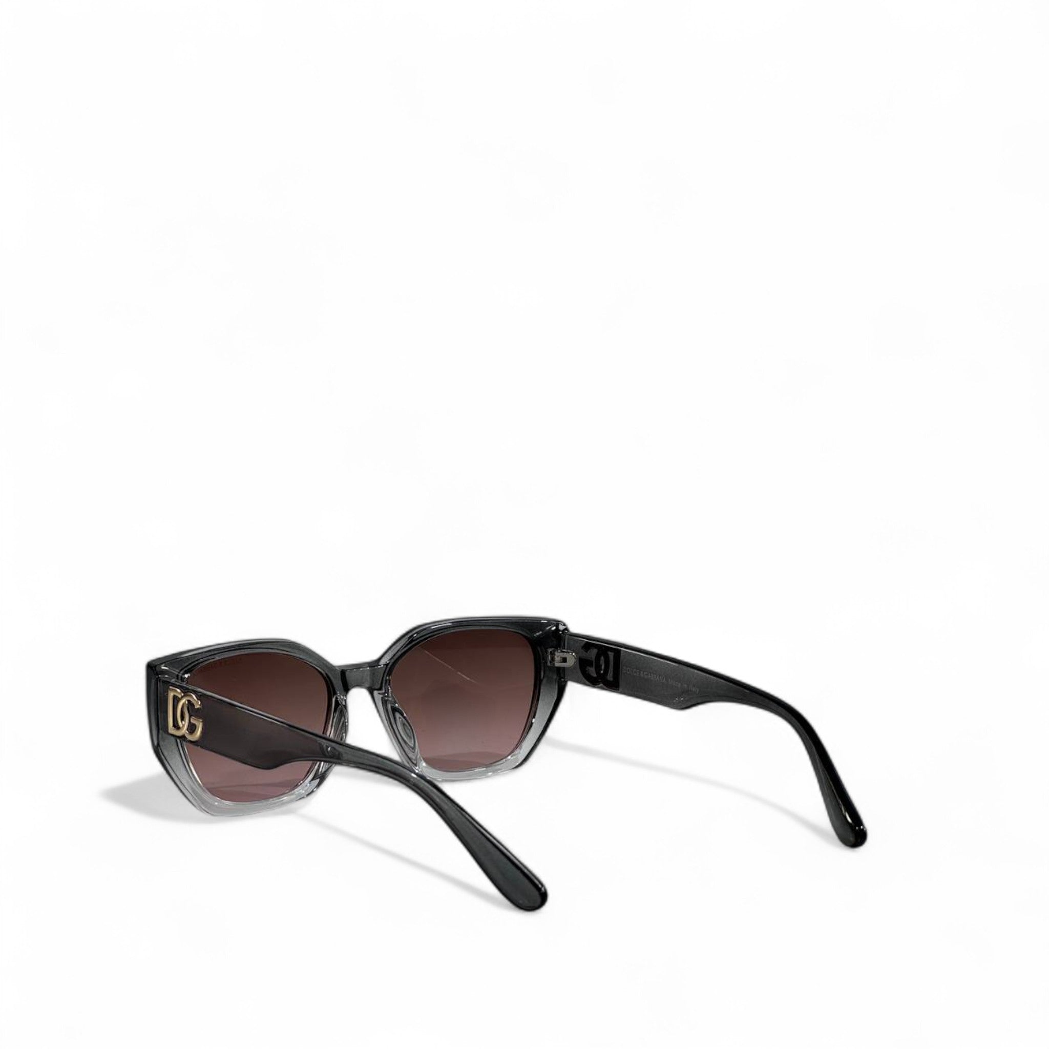 🔥 Dolce & Gabbana DG Icon Cat-Eye Sunglasses (Smoke Grey) 😎✨