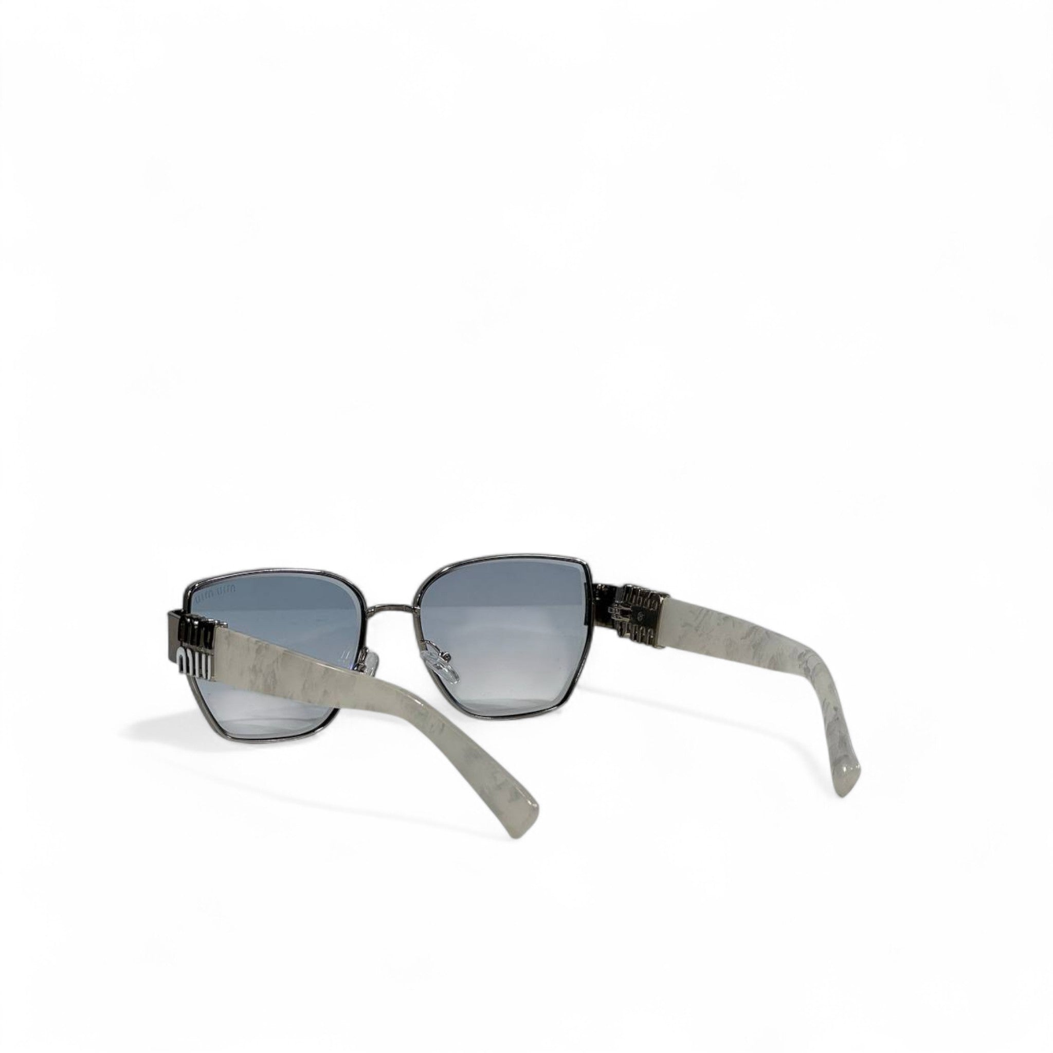 Miu Miu Silver Gradient Luxury Sunglasses 😎✨ | Designer Statement Shades
