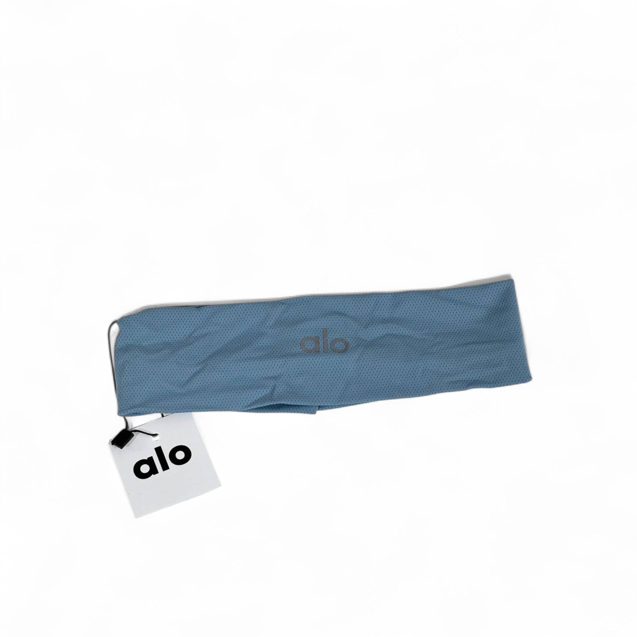 Alo Yoga Light Blue Performance Headband 💙✨ | Sweat-Wicking Activewear Essential