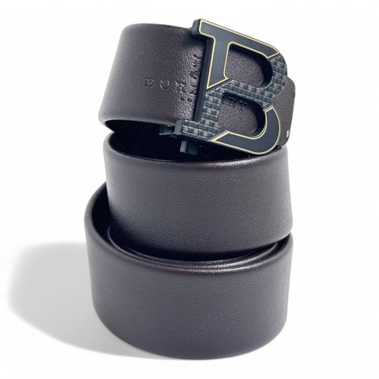 Burberry "B" Logo Leather Belt