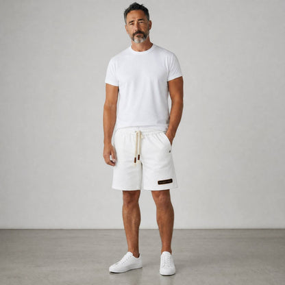 👑 Balenciaga Signature Logo Shorts – Luxury White Edition