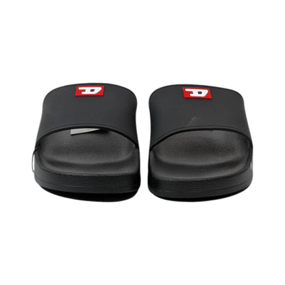 Diesel Essential Slides – Black Icon Edition ⚫🔥