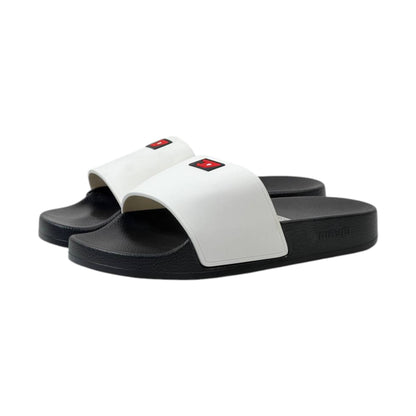 🩴 Diesel Icon White & Black Luxury Slides – Everyday Comfort Meets Street Style 🔥