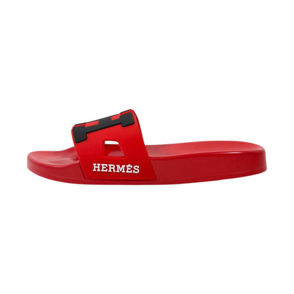 ❤️ Hermes Chypre Red H Slides – Luxury Summer Statement Sandals ✨