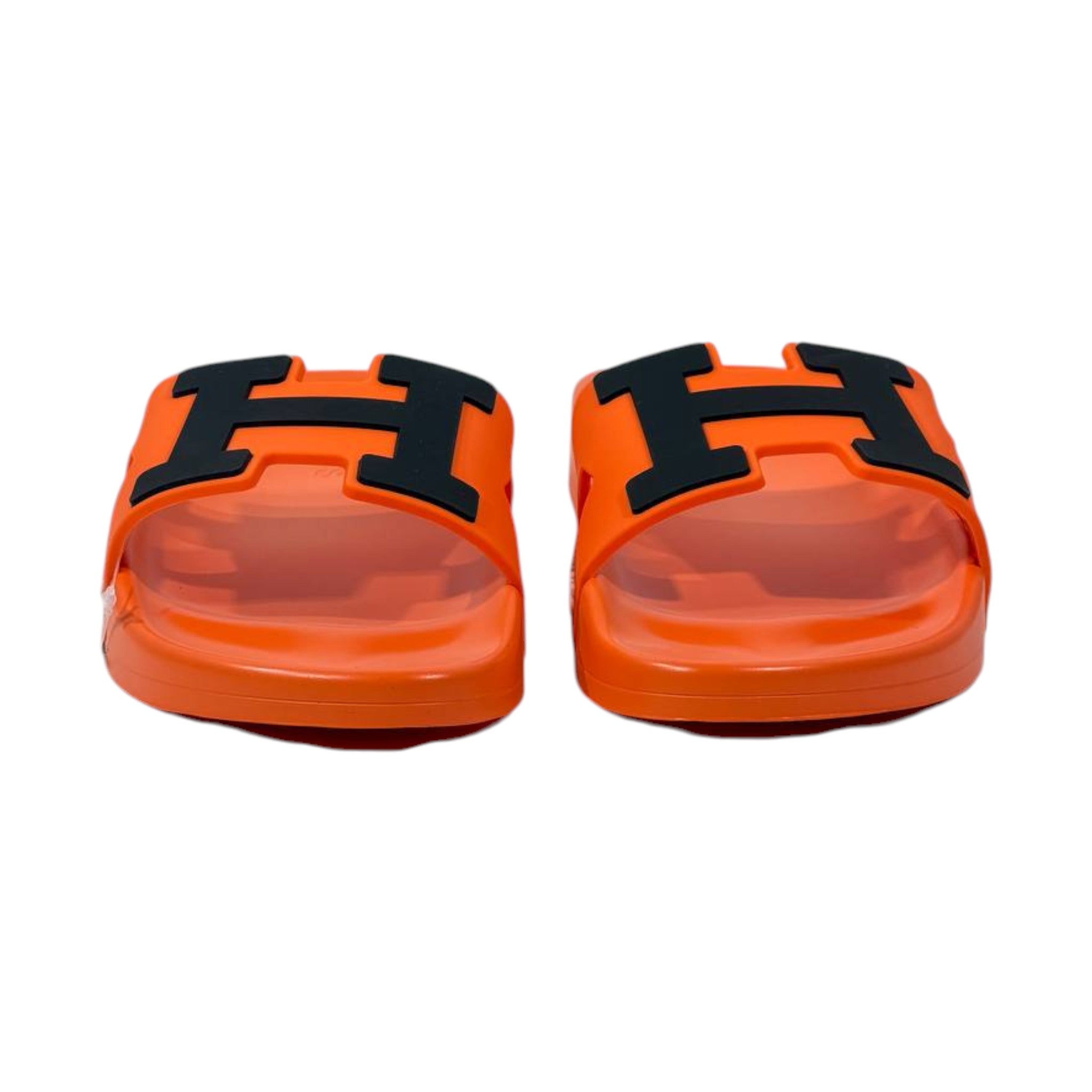 🧡 Hermes Chypre Orange H Slides – Iconic Luxury Summer Essential ✨