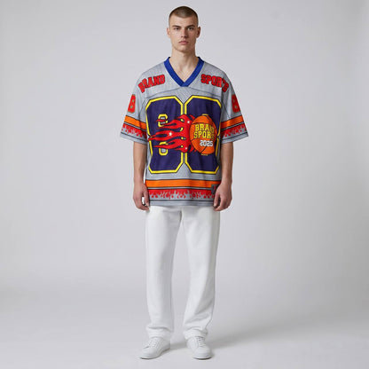 🏀 Brand Sports 88 Oversized Basketball Jersey – Retro Varsity Streetwear Edition 🔥