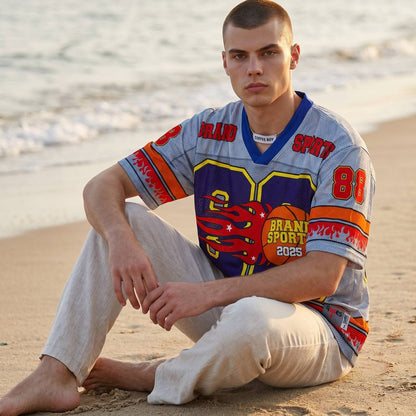 🏀 Brand Sports 88 Oversized Basketball Jersey – Retro Varsity Streetwear Edition 🔥