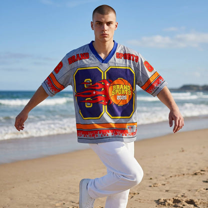 🏀 Brand Sports 88 Oversized Basketball Jersey – Retro Varsity Streetwear Edition 🔥