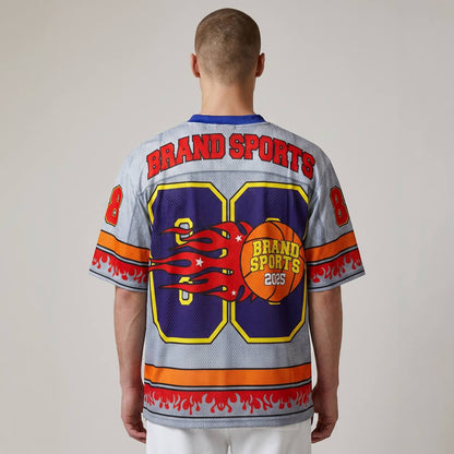 🏀 Brand Sports 88 Oversized Basketball Jersey – Retro Varsity Streetwear Edition 🔥