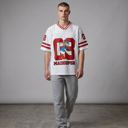 🏖️ Donald Duck 03 Oversized Beach Jersey – Vintage Cartoon Streetwear Edition 🦆🔥