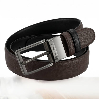 🖤 Burberry Reversible Leather Belt – Black & Brown | 115 CM ✨