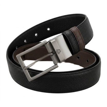 🖤 Versace Medusa Reversible Leather Belt – Black & Brown | 120 CM ✨